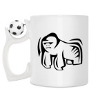 Кружка с футбольным мячиком