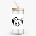 Банка с бамбуковой крышкой