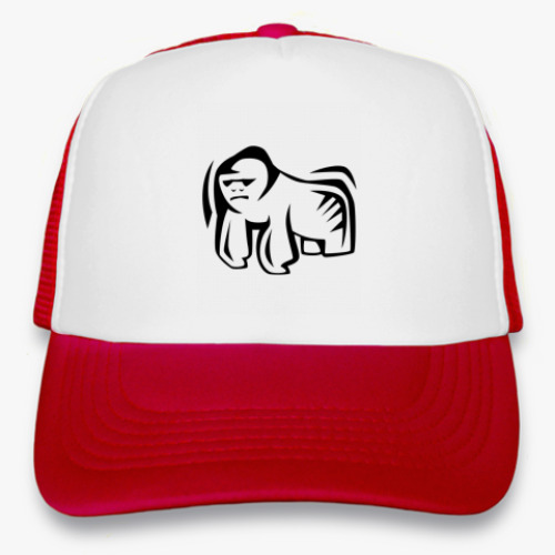 Кепка-тракер с принтом Доминантный самец