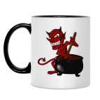 Кружка двухцветная