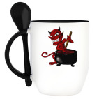 Кружка с ложкой