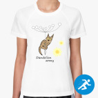 Женская спортивная футболка