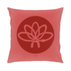 Подушка 35x35 см Animal Zen: W is for Worm