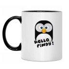 Кружка двухцветная