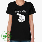 Женская футболка органик