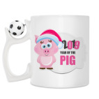 Кружка с футбольным мячиком