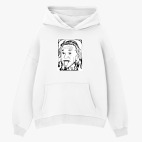 Толстовка худи оверсайз