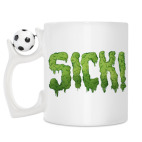 Кружка с футбольным мячиком