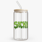 Банка с бамбуковой крышкой