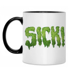 Кружка двухцветная