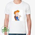 Мужская футболка органик