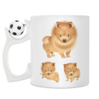 Кружка с футбольным мячиком