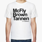 Классическая футболка Назад в Будущее