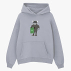 Толстовка худи оверсайз