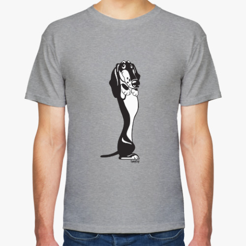 Футболка с принтом Такса