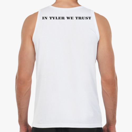 Майка с принтом In Tyler we trust - Fight Club
