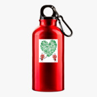 Металлическая бутылка 400 мл UV-DTF