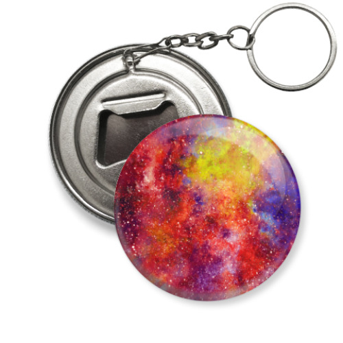 Брелок-открывашка с принтом Космос