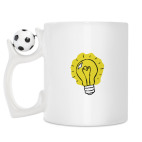 Кружка с футбольным мячиком