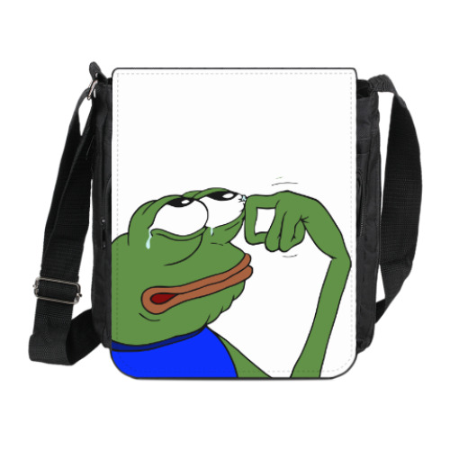 Сумка на плечо (мини-планшет) с принтом Pepe