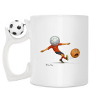Кружка с футбольным мячиком
