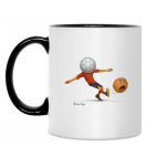 Кружка двухцветная