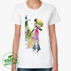 Женская футболка органик