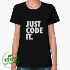 Женская футболка органик