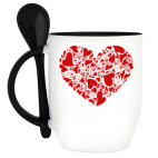 Гжель сердце