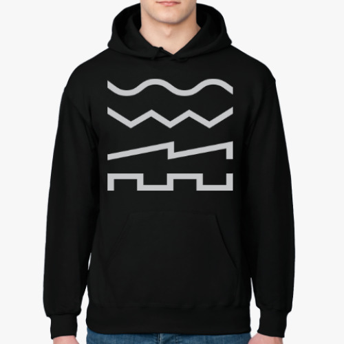 Толстовка худи Waveforms