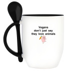 Кружка с ложкой