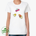 Женская футболка органик