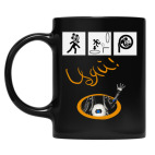 Кружка цветная UV-DTF