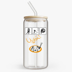 Банка с бамбуковой крышкой