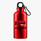 Металлическая бутылка 400 мл UV-DTF