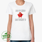 Женская футболка органик