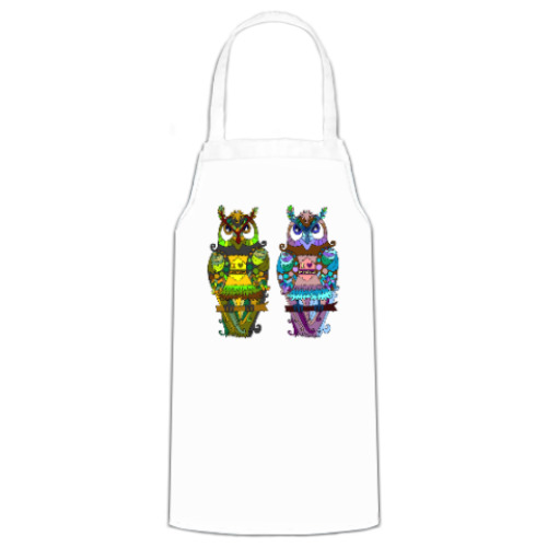 Фартук с принтом Совы