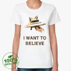 Женская футболка органик