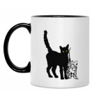 Кружка двухцветная