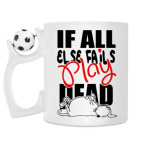 Кружка с футбольным мячиком