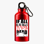 Металлическая бутылка 400 мл UV-DTF