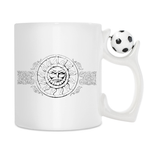 Кружка с принтом Русь, Россия