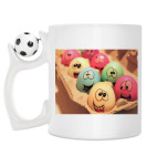 Кружка с футбольным мячиком