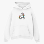 Толстовка худи оверсайз