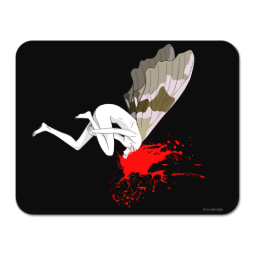 Коврик для мыши с принтом Бабочка Лаки