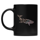 Кружка цветная UV-DTF