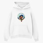 Толстовка худи оверсайз