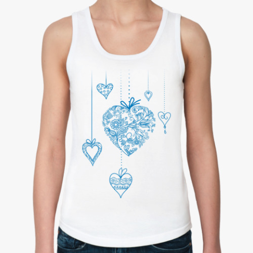 Женская майка с принтом heart