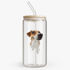 Банка с бамбуковой крышкой