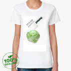 Женская футболка органик